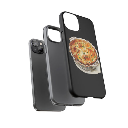 Quiche Phone Case - Funky Kitchen Decor, Foodie Gift, Chef Accessories, Culinary Art, Quirky Phone Cover