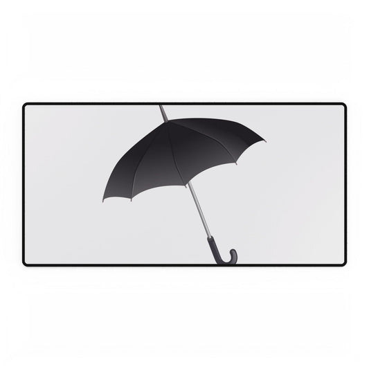 Minimalist Umbrella Desk Mat - Elegant Office Decor, Modern Workspace Accessory, Gift for Students, Home Office Essentials