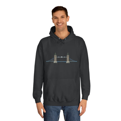 Tower Bridge Iconic Unisex College Hoodie
