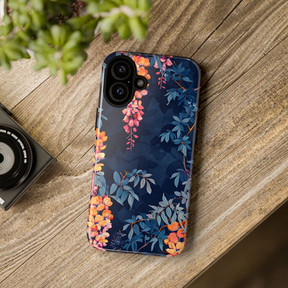 Floral iPhone Case, Tough Phone Cover, Gift for Her, Nature Lover Accessory, Spring Decor, Unique Floral Design