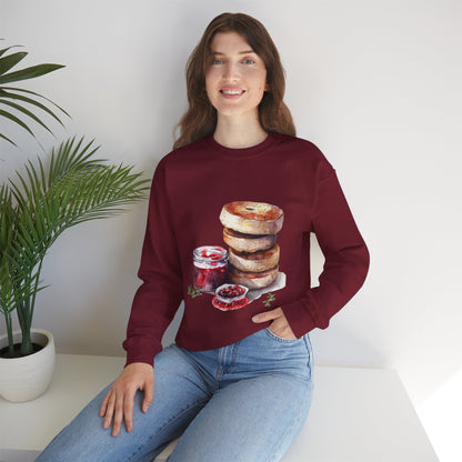 Unisex Heavy Blend™ Crewneck Sweatshirt - Royal Treats - British Cuisine with a Regal Twist