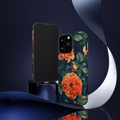 Floral Phone Case, Tough Cases for Nature Lovers, Botanical Design, Phone Protection, Gift for Her, Trending Floral Accessories