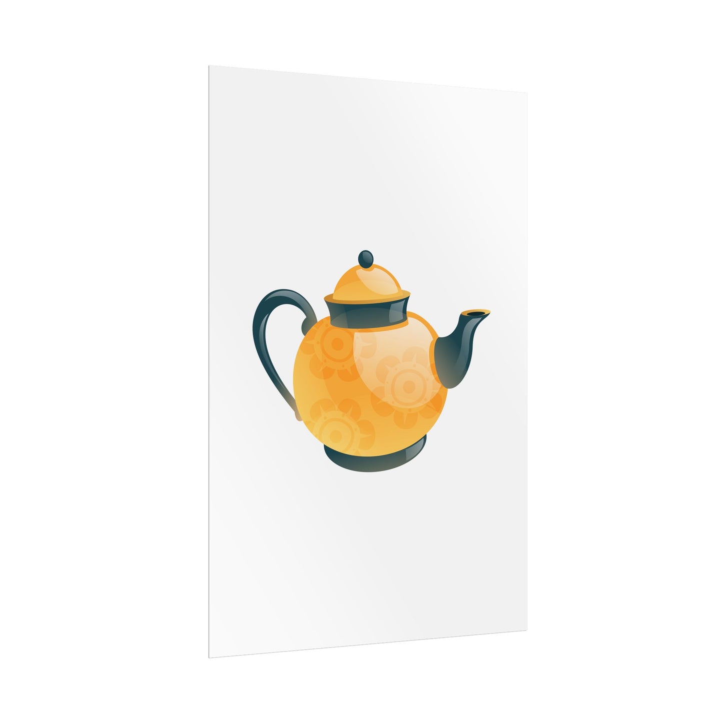Vintage Tea Pot Rolled Posters