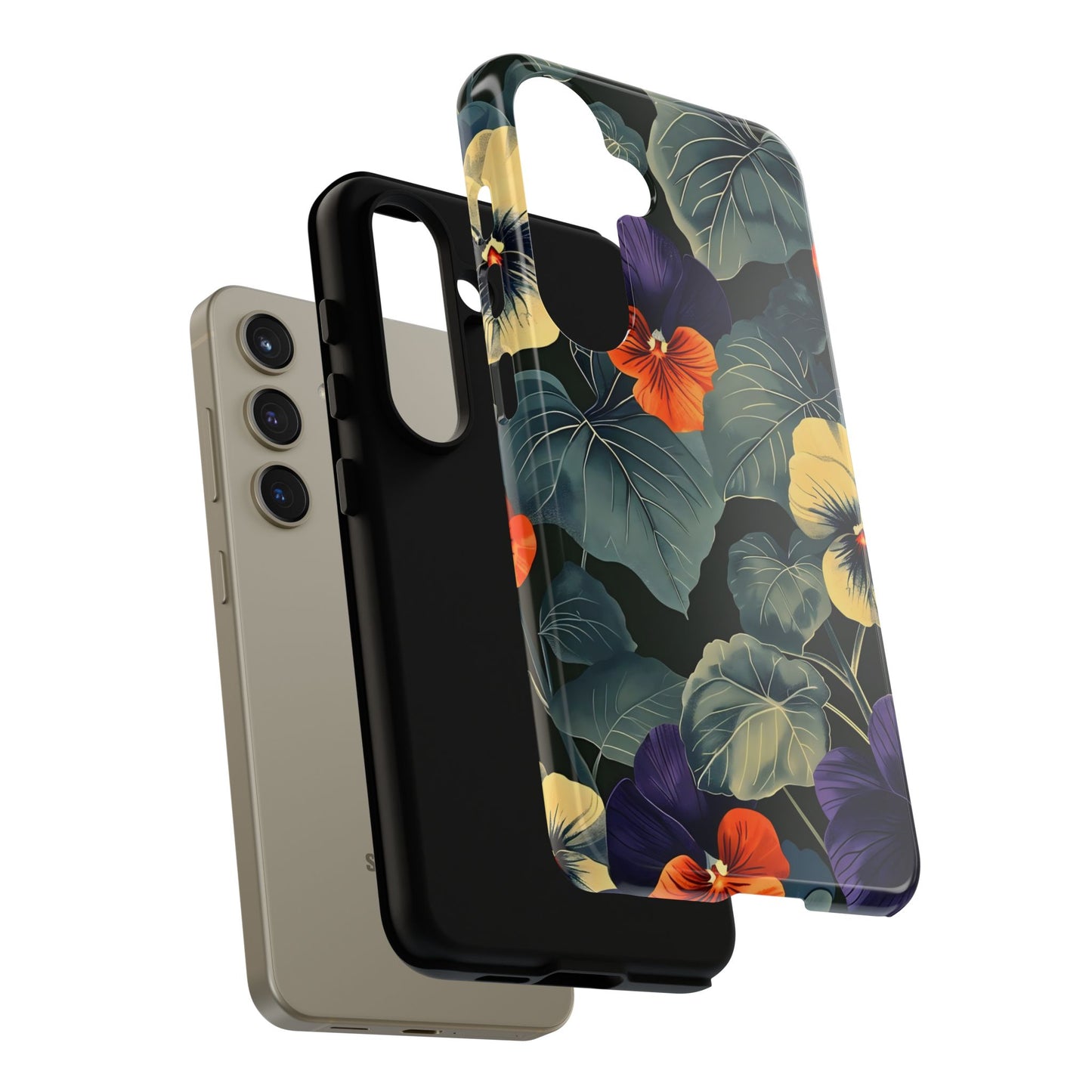 Tough Cases Floral iPhone Case, Tough Phone Cover, Stylish Floral Design, Gift for Her, Summer Vibe, Durable Protective Case