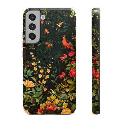 Floral Tough Phone Case, Nature-Inspired Design, Ideal for Garden Lovers, Gift for Birthdays, Christmas, Eco-Friendly Accessory