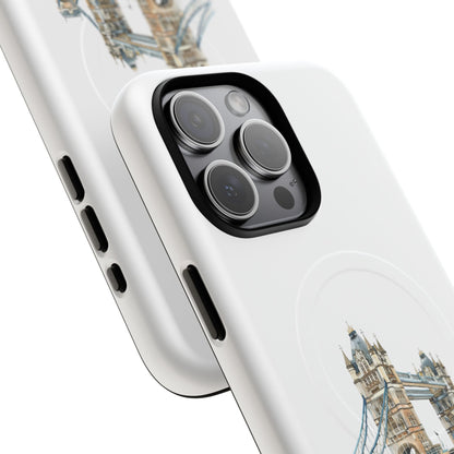 Tough Magnetic Phone Cases with Tower Bridge Design, Durable, Stylish, Unique Gift for Travelers, Perfect for Everyday Use