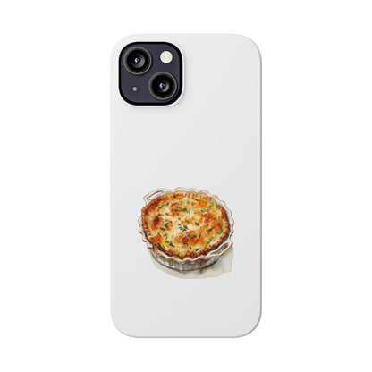Quiche Lover Slim Phone Cases, Cute Foodie Phone Cover, Quirky Gift for Chefs, Kitchen Decor, Foodie Birthday Gift