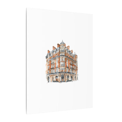 Artistic Matte Canvas Print of Historic Building, Wall Art Decor, Home Interior, Unique Gift, Fine Art, Architecture Lover, Urban Design