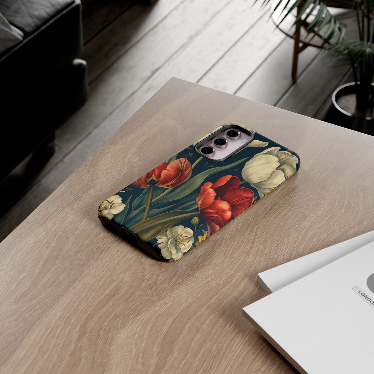 White Flower Tough Cases