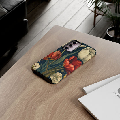 White Flower Tough Cases