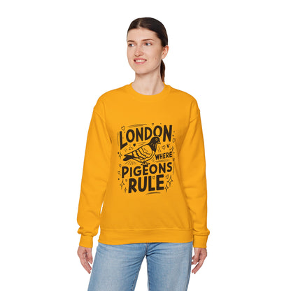 Unisex Heavy Blend™ Crewneck Sweatshirt - Pigeons Rule in London