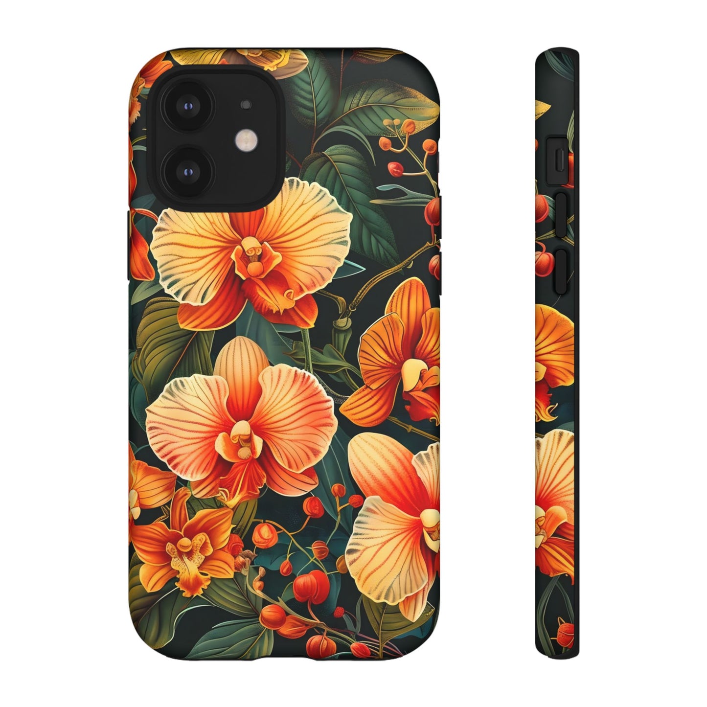Floral Phone Case - Tough Cases, Protective Cover, Gift for Her, Smartphone Accessory, Floral Design, Nature-Inspired