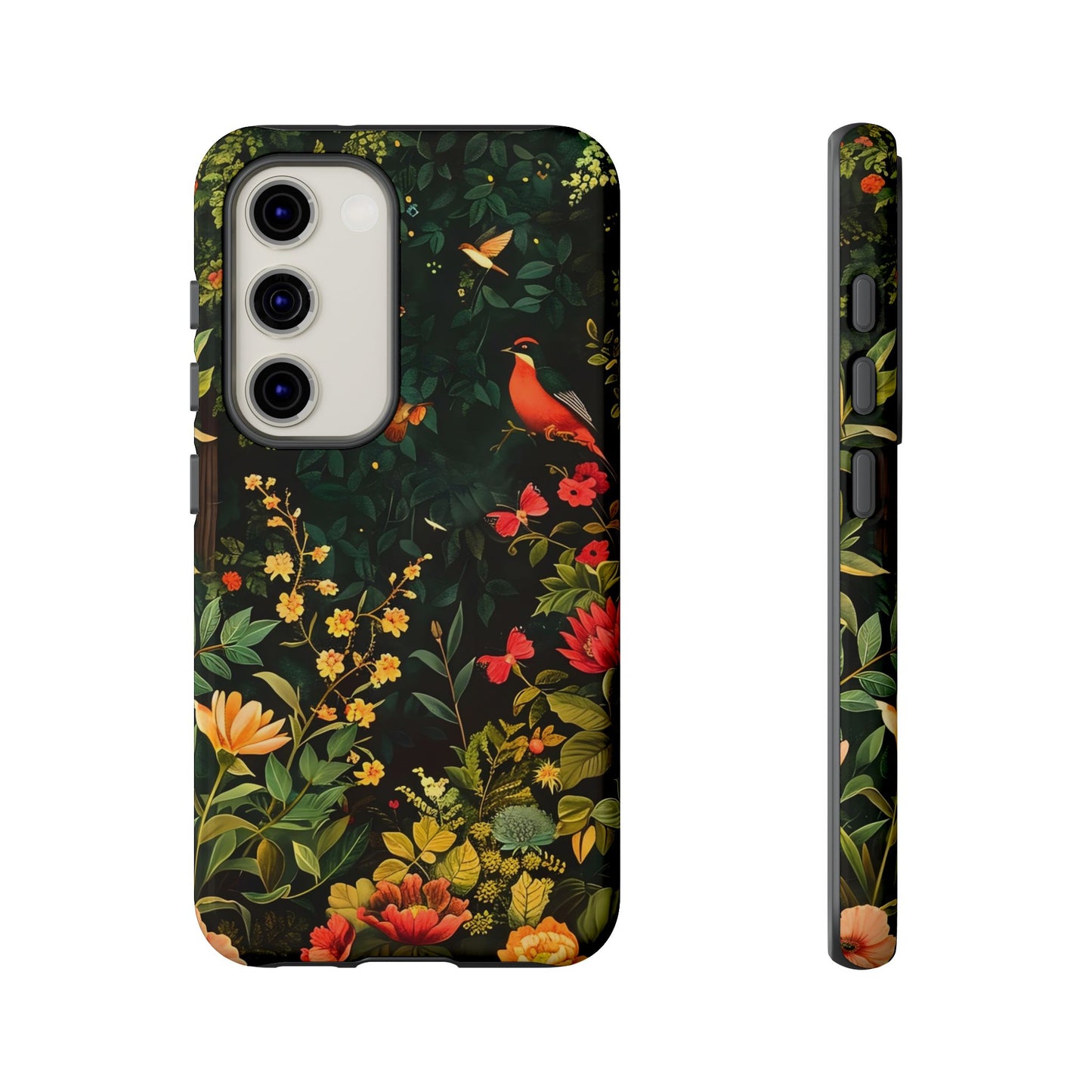 Floral Tough Phone Case, Nature-Inspired Design, Ideal for Garden Lovers, Gift for Birthdays, Christmas, Eco-Friendly Accessory