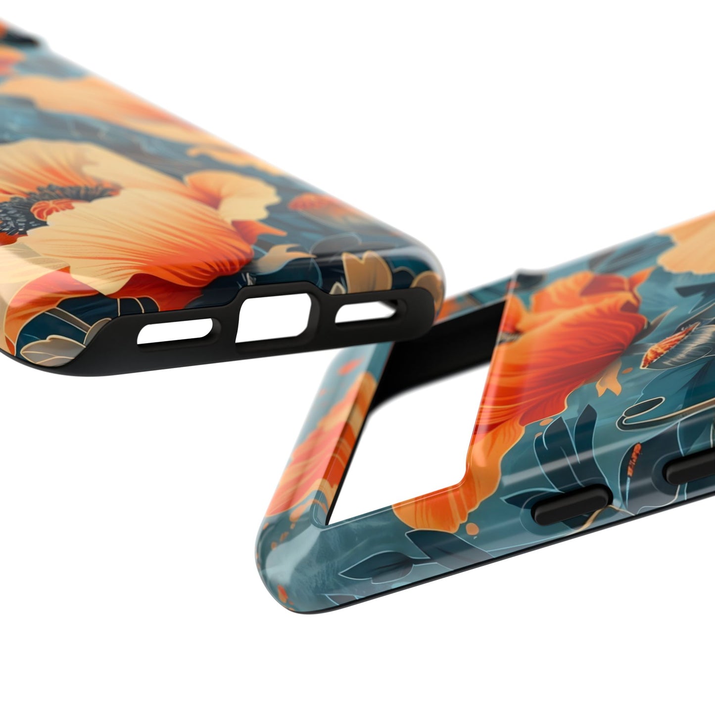 Floral Phone Case, Tough Cases for Protection and Style, Spring Aesthetic, Gift for Her, Phone Accessory for Nature Lovers