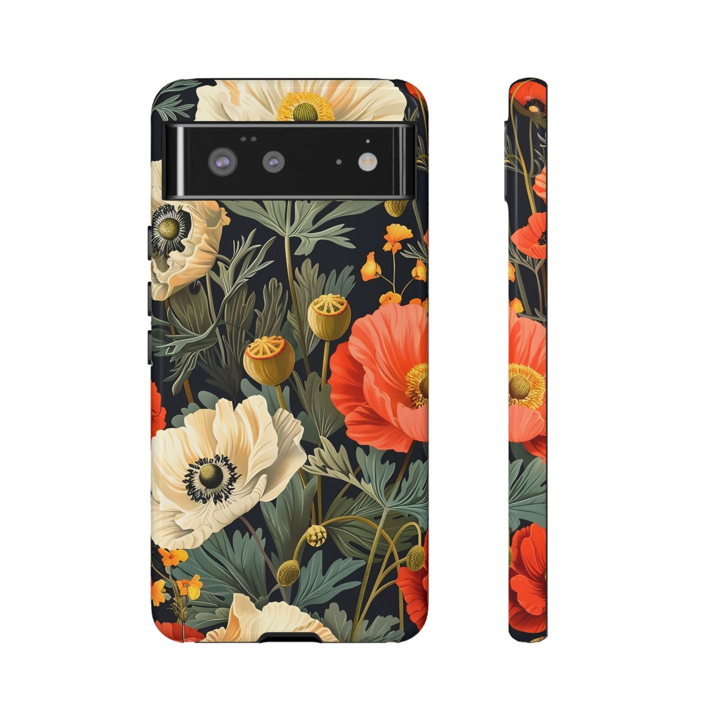 Floral Phone Case - Tough Cases with Vibrant Garden Design, Phone Accessory, Gift for Her, Spring Style, Nature Lover