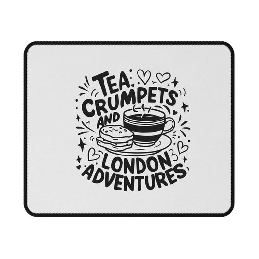 Tea Crumpets Gaming Mouse Pad | Cozy Decor, Gift for Gamers, Office Essentials, Home Office Accessories, Unique Mouse Mat