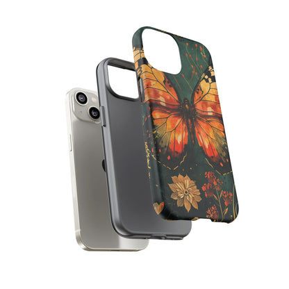 Butterfly Phone Case – Tough Cases for Nature Lovers, Floral Design, Butterfly Art, Unique Gift, Eco-Friendly Protection