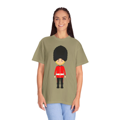 Unisex Garment-Dyed T-shirt - Cornwall’s Pride - Red Jacket at the Army Museum