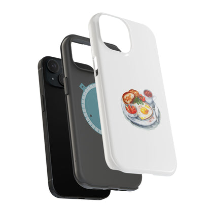 Breakfast Delight Magnetic Phone Case - Fun, Custom Phone Protection for Food Lovers, Gifts for Her, Unique Kitchen Decor, Cute Cell Cover