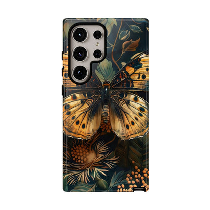 Butterfly Floral Phone Case, Tough Cases, Protective Cover, Unique Gift, Nature Lover, Art Print, Spring Decor