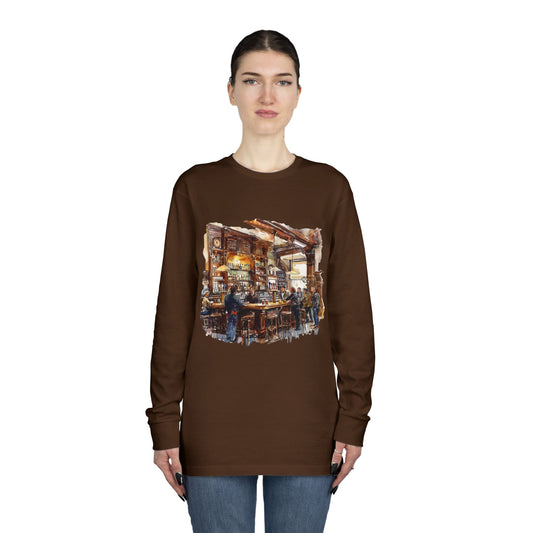 Long Sleeve Crewneck Tee - Trendy British Pub