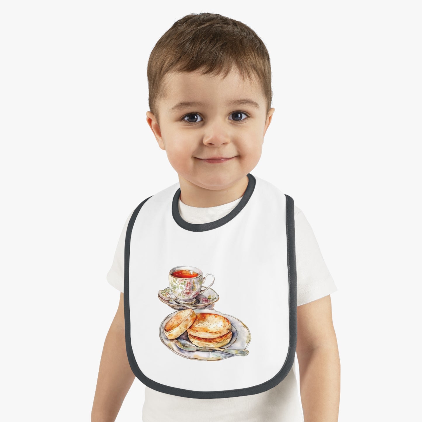 Cute Tea Time Baby Bib, Adorable Jersey Bib for Toddlers, Ideal Baby Shower Gift, Baby Feeding Accessories, Kid's Mealtime Must-Have, [...]