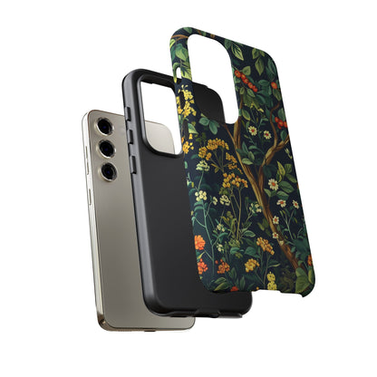 Floral iPhone Case, Nature Inspired Tough Case, Botanical Phone Cover, Eco-Friendly Gift, Unique Floral Design