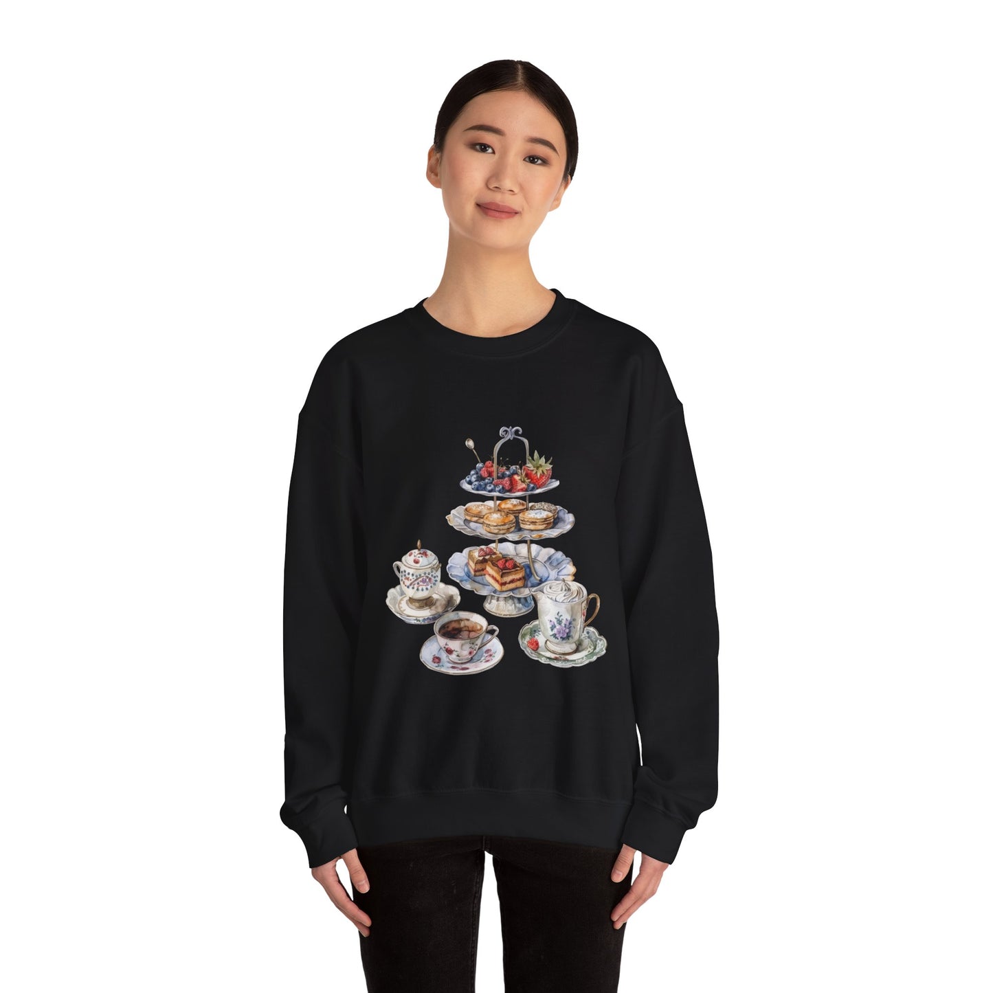 Unisex Heavy Blend™ Crewneck Sweatshirt - Pomp and Plate - Traditional Royal British Meals