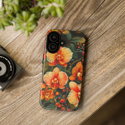 Floral Phone Case - Tough Cases, Protective Cover, Gift for Her, Smartphone Accessory, Floral Design, Nature-Inspired