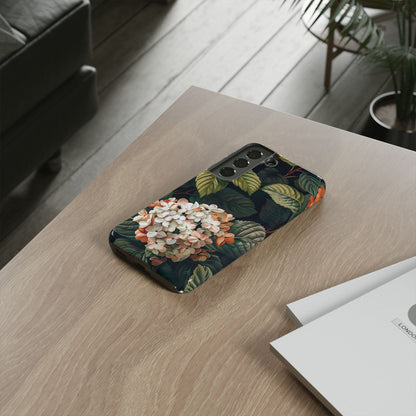 Floral Phone Case - Tough Cases, Nature Lover Gift, Floral Design, Botanical Phone Cover, Stylish Cellphone Accessory, Mother's Day Gift