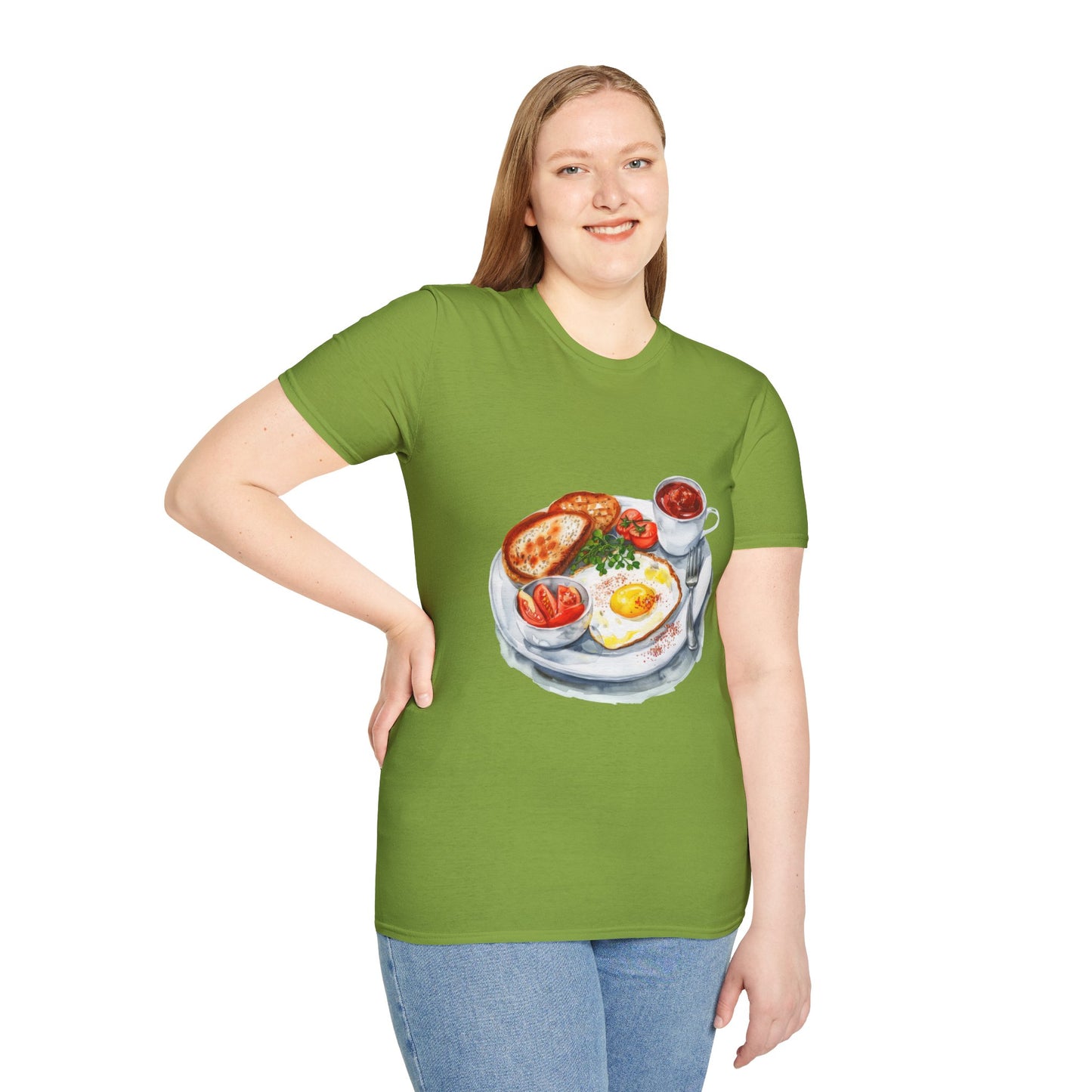 Unisex Softstyle T-Shirt - Hearty & Regal - British Breakfast Tradition