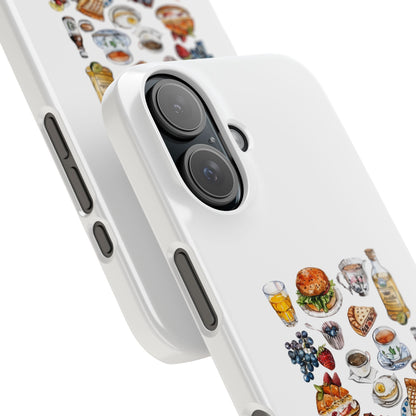 Delightful Foodie Phone Cases for Culinary Lovers | Slim Protective Cases | Ideal Gift for Food Enthusiasts, Unique Kitchen Decor