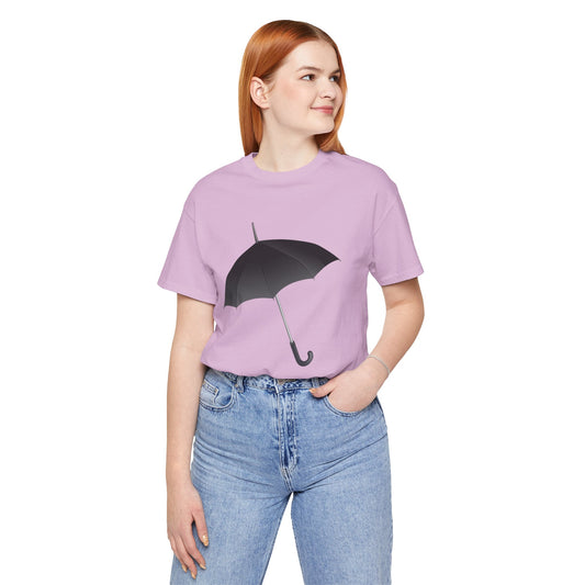 Unisex Jersey Short Sleeve Tee - Regal Royal Umbrella - Elegant and Majestic