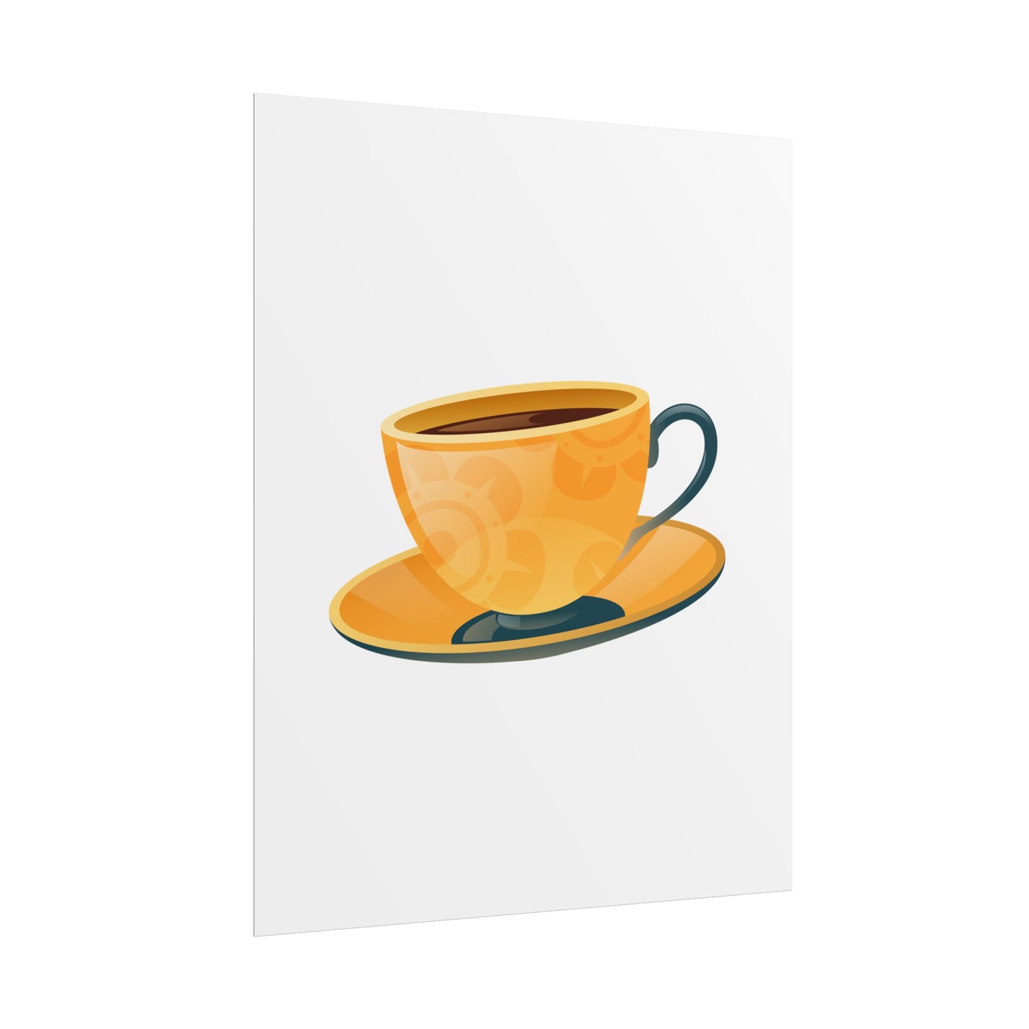 Coffee Lovers Rolled Posters, Cute Coffee Art, Kitchen Decor, Coffee Shop Print, Gift for Coffee Enthusiasts