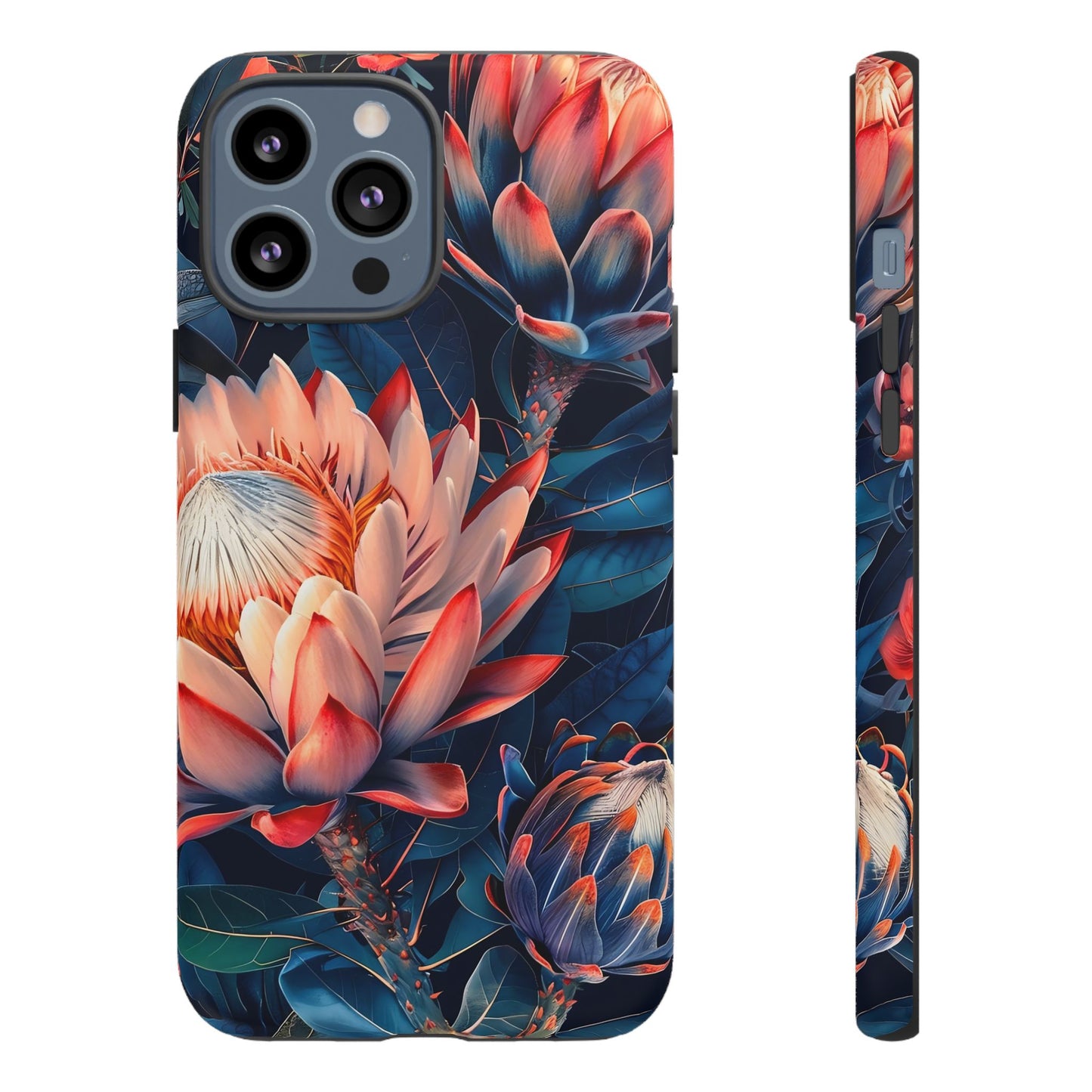 Floral Phone Case | Tough Cases, Floral Design, Phone Accessory, Gift for Her, Customizable Case, Nature Lover Gift
