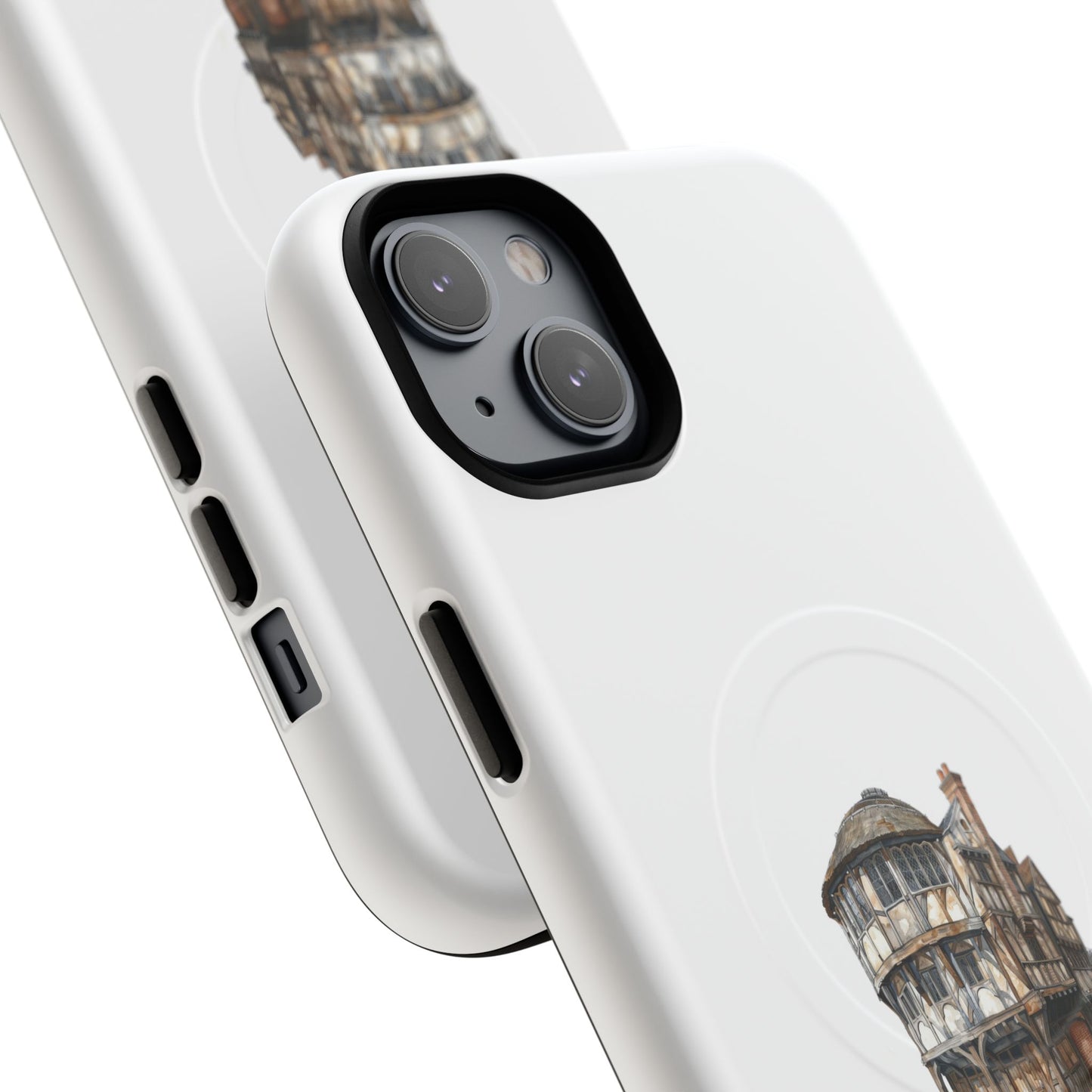 Durable Magnetic Phone Cases with Vintage Architecture Design, Personalized Phone Protection, Unique Gift for Travelers, Stylish Tech [...]