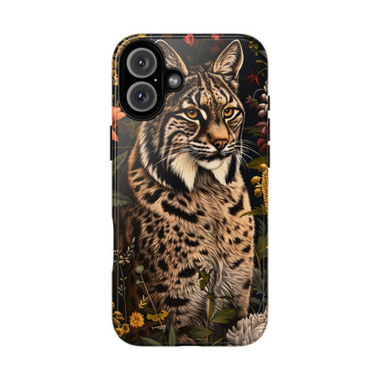 Wildlife Phone Case with Lynx Design, Tough Cases, Animal Lovers Gift, Nature Inspired Accessories, Unique Tech Protection