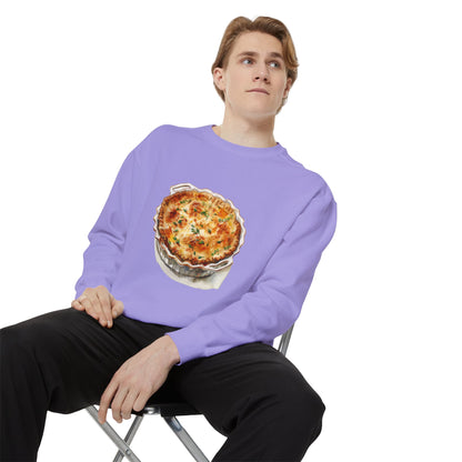 Unisex Garment-Dyed Sweatshirt - British Food Traditional Dishes and Culinary Delights