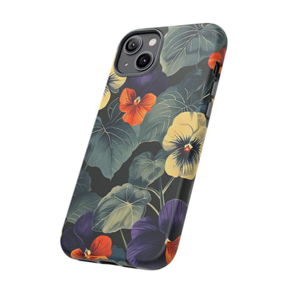 Tough Cases Floral iPhone Case, Tough Phone Cover, Stylish Floral Design, Gift for Her, Summer Vibe, Durable Protective Case