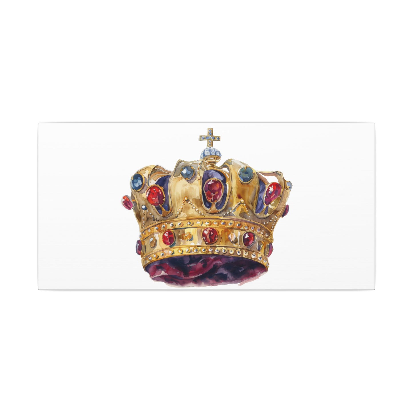 Crown Art Print, Royal Wall Decor, Matched for Home or Office, Gift for Art Lovers, Unique Royalty Artwork