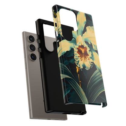 Floral Phone Case - Tough Cases with Orchid Design, Durable Smartphone Cover for Nature Lovers, Floral Gift for Her, Botanical [...]