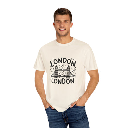 London Vibes Unisex Garment-Dyed T-shirt