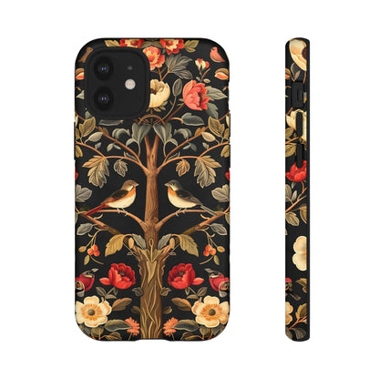 Floral Phone Case - Artistic Tough Cases for Phone Protection, Unique Gifts, Nature-Inspired Design, Eco-Friendly Accessories, Home Decor