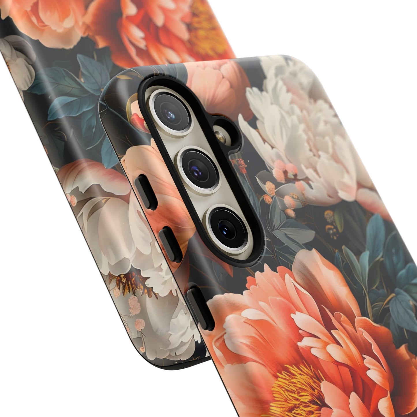 Floral Phone Case - Tough Cases, Durable Cover, Flower Design, Unique Gift, Phone Accessories