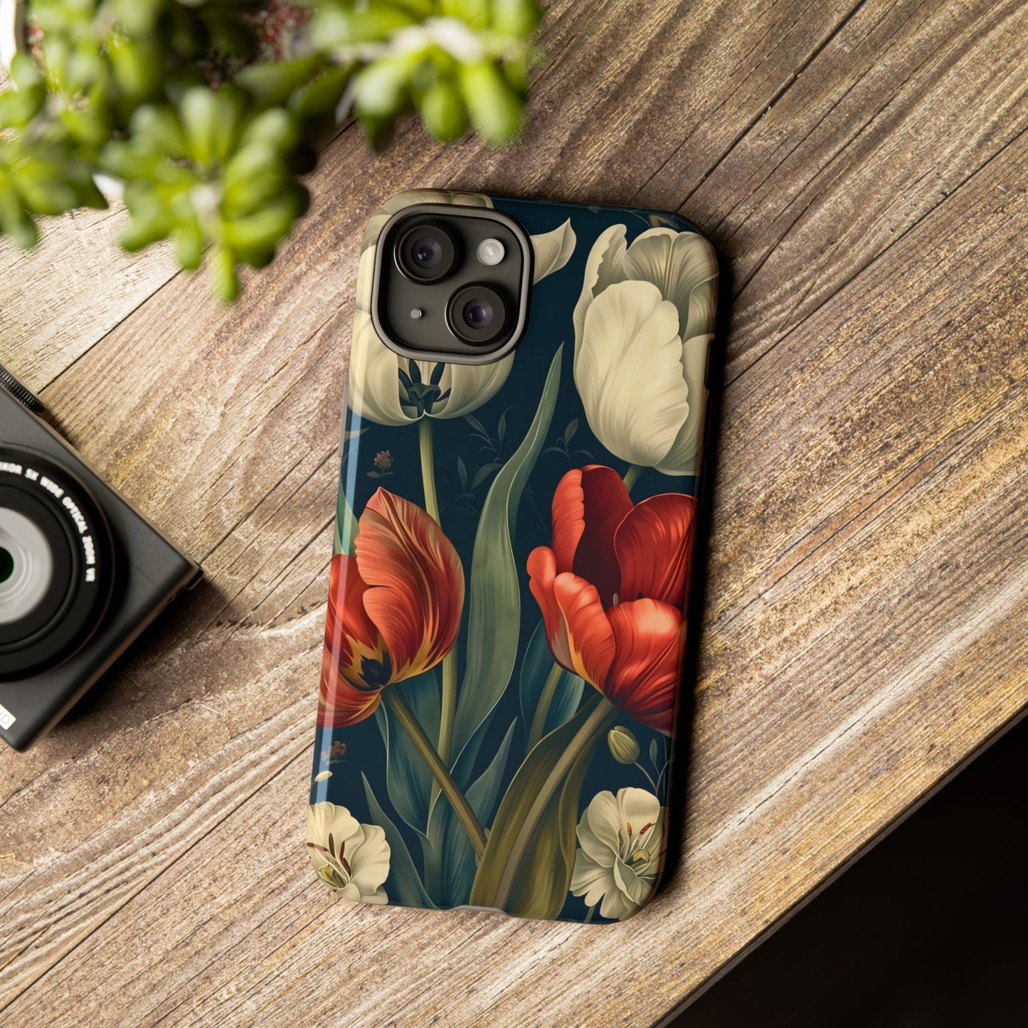 White Flower Tough Cases