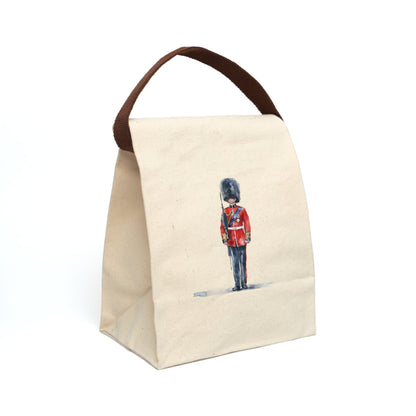 The Sentinel Canvas Lunch Bag With Strap