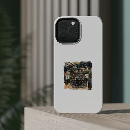 Artistic Magnetic Tough Cases | Stylish Phone Cover, Unique Illustrative Cases, Customizable Gifts for Travelers, Holiday Season Perfec