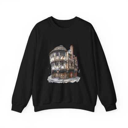 Unisex Heavy Blend™ Crewneck Sweatshirt Durable - Cozy British Pub