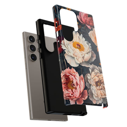 Floral Phone Case, Tough Phone Cover, Flower Design, Unique Gift for Her, Trendy Accessory, Spring Decor