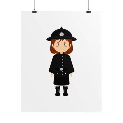 Charming Firefighter Rolled Posters for Kids' Rooms, Playful Wall Art, Fire Safety Decor, Kids' Gifts, Educational Prints